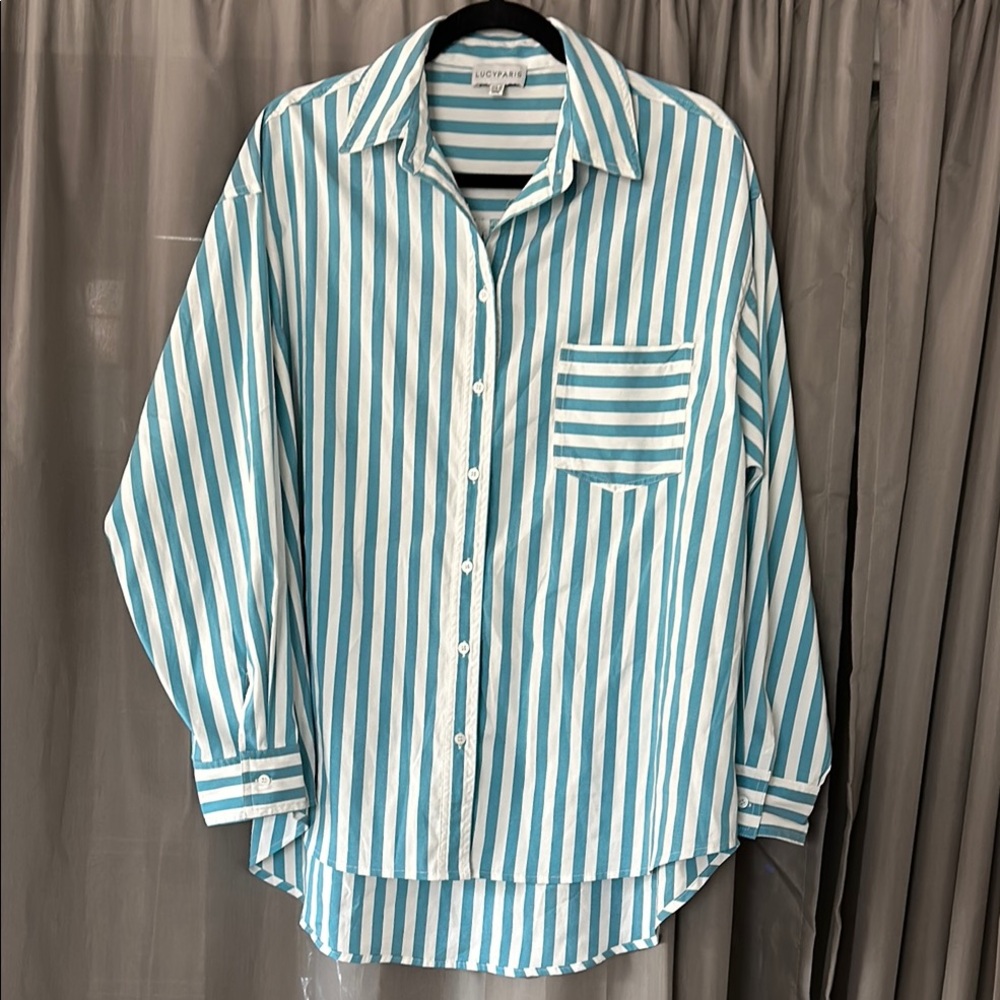 Women’s Striped Button Up Shirt